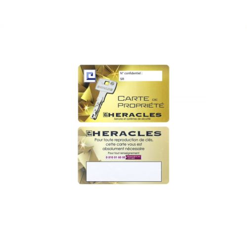 Cylindre à double entrée SR A2P* 30X60 pour carénée Sésame 1 droite HERACLES DOMSR.SES.DT
